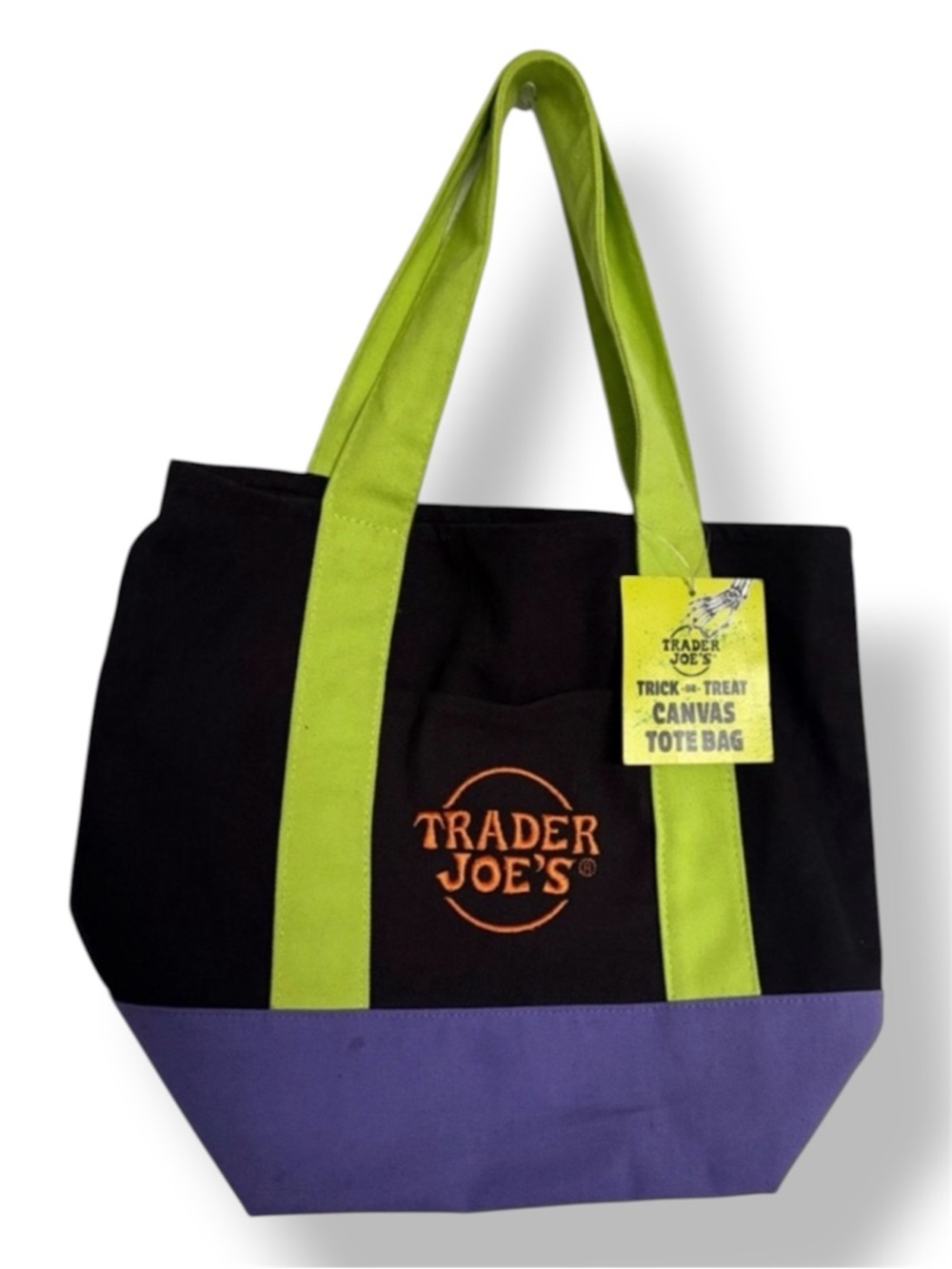 Trader Joe's Trick or Treat mini canvas tote - limited edition